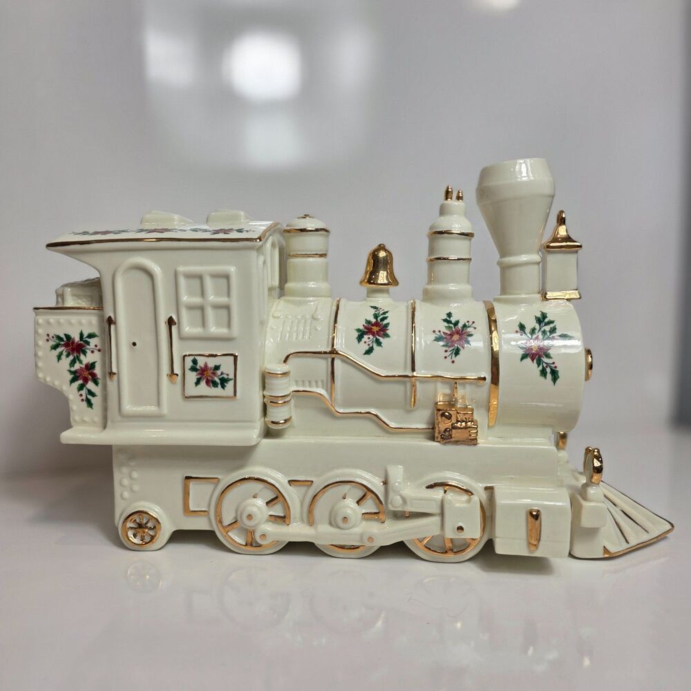 Lenox Holiday Junction Train Engine Locomotive Porcelain Vintage Christmas Decor